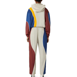 Custom Nylon Tracksuit Windbreaker School Polyester Stacked <b>Pants</b> Zip up Two Piece Track Suit Windbreak Jackets Set Men - Product Image 6