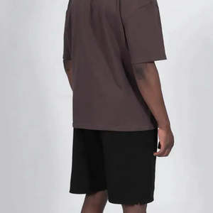 Camiseta de Hombre de Manga Corta Oversize, Diseño Exclusivo, Material de Algodón, Hombros Caídos, Logotipo Personalizado OEM, Venta Caliente 2026 - Product Image 4