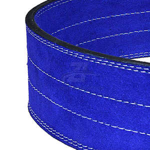 Ceinture en cuir pleine fleur cousue à la main PIHA Sports PS-LB-04 Artisan, boucle en laiton massif Horween Chromexcel, bords polis à la main - Product Image 2