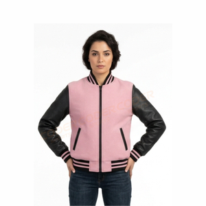 Chaqueta Varsity de Lana para Mujer de la Mejor Calidad, con Tela Transpirable, Detalles Bordados, Relleno de Algodón, Diseño Personalizado - Product Image 4