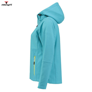 Nueva Chaqueta Softshell de Invierno para Mujer, Diseño Personalizado, Cortavientos, Impermeable, Forro Polar, Cierre de Cremallera, Tejida - Product Image 3