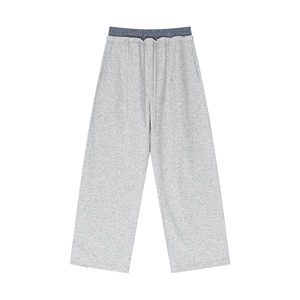 Custom <b>Mens</b> Wide Leg Sweatpants Oversized Baggy Joggers Heavyweight Fleece Loose Fit Streetwear <b>Lounge</b> <b>Pants</b> - Product Image 4