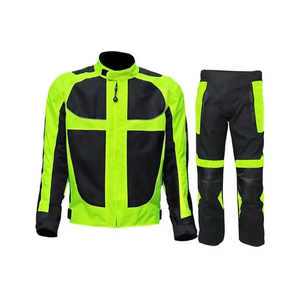 Combinaison de moto noire pour homme, manches longues, coupe-vent, respirante, colorée, vêtements de course FIT FRONT INDUSTRIES FF-MU-01 - Product Image 5