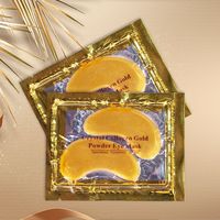 Vente chaude soins de la peau vitamine E collagène gel masque pour les yeux or patch pour les yeux cristal sous le masque pour les yeux