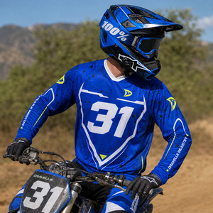 Maillot de motocross personnalisé haut de gamme à manches longues, chemise de course tout-terrain pour hommes, maillot de moto MX avec graphismes sublimés - Product Image 6