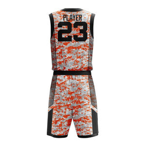Sublimated Basketball Jersey Latest Design Basketball Uniform for Sale OEM Service - Product Image 5