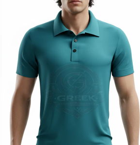 Chemises polo pour hommes de qualité supérieure, mélange coton et polyester, logo personnalisé, vêtements décontractés pour le bureau, uniforme de golf, vente en gros, fabricant d'usine - Product Image 3