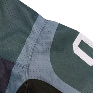 Maillot de football de qualité supérieure, t-shirt court en maille à col en V et manches courtes, écologique, respirant et à séchage rapide pour hommes – Collection été - Product Image 6