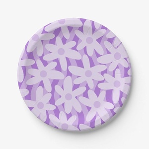 Assiettes en papier biodégradables de luxe modernes, résistantes et adaptées au congélateur, pour banquets, services de traiteur, taille personnalisée, fête d'anniversaire - Product Image 1