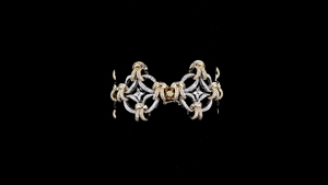 Ensemble Bracelet et Collier Diamant Convertible Or Bicolore Maillons Modulaires Certifié IGI Bijoux de Luxe Cadeau de Mariage - Product Image 4