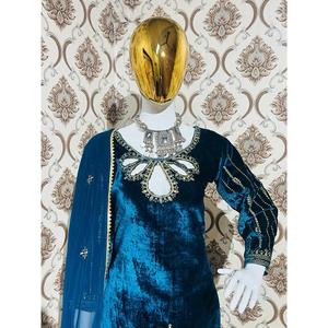 เสื้อซับในผ้ากำมะหยี่พื้นด้านล่างสุดหรูพร้อมชุดใส่ไปงานปาร์ตี้แฟนซี - Product Image 2