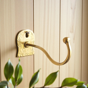 Stylish Wardrobe <b>Hooks</b> & Hangers Bedrooms <b>Bathrooms</b> Durable Brass <b>Hook</b> Customized Size Multifunction Bedroom <b>Hooks</b> & Rails - Product Image 1