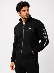 Men's <b>Zip</b> <b>Up</b> <b>Jacket</b> Custom Logo Cotton Polyester Pre Shrunk Fabric Embroidered <b>Jacket</b> OEM Private Label Wholesale USA Streetwear - Product Image 6