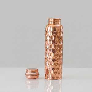Premium Eco-Friendly Copper for Hand-made Water Bottle Flask Indian Exporter Manufacturer - Product Image 2