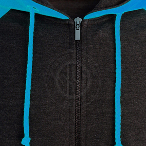 Sweat à capuche zippé élégant pour homme, tissu doux, design à fermeture éclair intégrale, coupe confortable, basiques parfaits pour le quotidien, streetwear et tenue décontractée - Product Image 3
