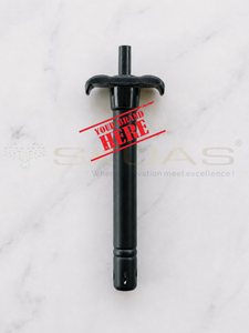 SKUAS SL8 Modern Black Handle Plastic Manual Gas with Push Button Ignition Round Design for Safe Kitchen Stove Ignition - Product Image 3