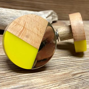 Boutons en résine et bois faits à la main, boutons de meuble en résine, boutons de tiroir en résine, boutons en bois, prix de gros direct usine - Product Image 1