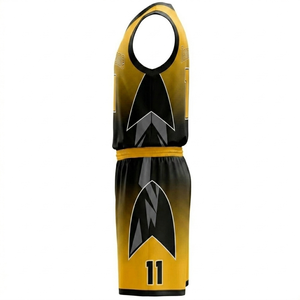 Conjuntos de Baloncesto de Alto Rendimiento para Clubes: Uniformes Personalizados y Transpirables, Ideales para Competencia a Nivel de Club y Más Allá - Product Image 3