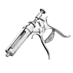 Seringue professionnelle en acier inoxydable de haute qualité, réutilisable, best-seller, instrument d'insémination vétérinaire Apto Enterprises - Product Image 5