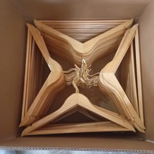 High Quality Durable Wood Clothes <b>Hangers</b> Bulk Supply Wood <b>Hanger</b> From Vietnam Factory Wholesale Cheap Price - Product Image 4