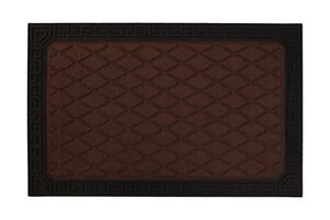 Modern Diamond Design Greeky Mats High Quality <b>Rubber</b> Outdoor Use 40x60cm Factory Wholesale Price - Product Image 6