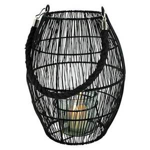 Lanterne décorative pour la maison, en métal, finition or noir, résistante à l'eau, écologique, faite à la main, durable, pour Noël, mariages - Product Image 6
