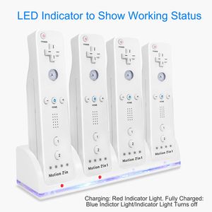 Stazione di Ricarica per 4 Controller con Batteria Ricaricabile da 2800mAh, Caricabatterie per Gamepad - Product Image 2