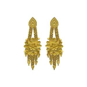 Collares largos de latón al por mayor con baño de oro de 14K, 18K, 24K, diseño tradicional, joyería de moda, joyería rellena de oro, oro, joyería - Product Image 4