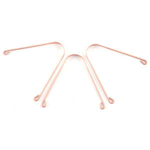 Herramientas de Higiene Bucal Bold Blossom, Limpiador de Lengua 100% Cobre Puro para Adultos, Venta al Por Mayor en India - Product Image 3