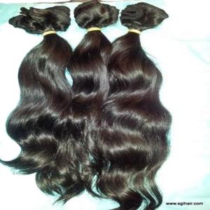 Meilleure qualité cheveux indiens non transformés Remy cheveux humains bruts de l'Inde style de vague naturelle haut exportateur et fabricant - Product Image 3