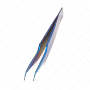 Pinzas para Extensión de Pestañas Blue Plasma Volume, Acero Inoxidable, Logotipo Personalizado, Herramienta Profesional de Precisión - Product Image 2