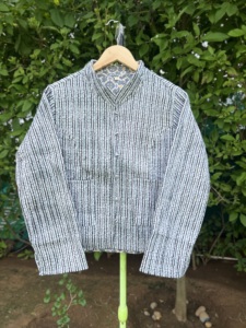 Designer Handmade Quilted Cotton <b>Winter</b> Jacket | Unisex Artisan Printed Casual <b>Coat</b> | Premium Ethical Fashion Outerwear - Product Image 5