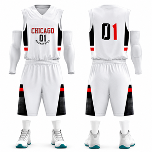 Diseño de Camiseta de Baloncesto Sublimada, Uniforme de Baloncesto Personalizado de Malla, Secado Rápido y Transpirable, Opciones de Tallas Grandes - Product Image 4