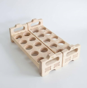 Unique Superior Quality Rectangular Wooden <b>Egg</b> Rack Holder Large Size in huge demad for kitchen hotel use - Product Image 5