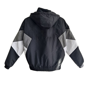 Wholesale Fitness Training Apparel Supplier Street Style Fashion Pullover Jackets Sporty Anorak Color Block Windbreaker For Men - Product Image 6