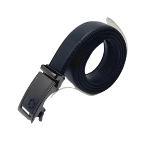 Cinturón Casual para Hombre con Hebilla Autolock Plateada Doble G, Hebilla Gris, Elegante, Ajustable, para Uso Diario, Estilo Moderno - Product Image 2