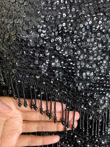 Vintage Autumn Short Plus Size Designer Hand Embroidered Beaded Heavy Shining <b>Poncho</b>/Capes - Product Image 4