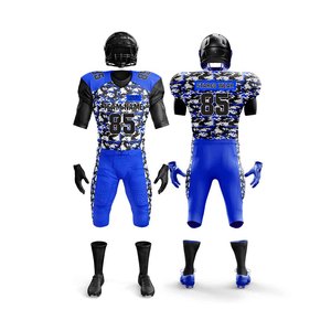 Ensemble maillot et pantalon de football américain personnalisé, grande taille, sublimé, respirant, anti-humidité, extensible dans quatre directions, écologique - Product Image 1