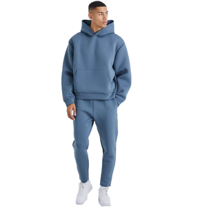 Chándal con Capucha Verde para Hombre, Estilo Casual, Color Sólido, con Bolsillos Laterales, Transpirable, 100% Algodón, Estilo Otoñal - Product Image 5