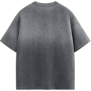 Camisetas Oversize Lisas de Algodón 100% con Lavado Ácido, Estilo Vintage, de Alta Calidad, con Logotipo Personalizado para Streetwear - Product Image 2