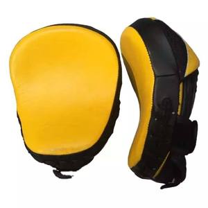 New 2022 <b>Focus</b> <b>Pads</b> Soft Style Punch Mitts Custom Logo Cowhide Leather Eco-Friendly Breathable MMA Kick Boxing Training - Product Image 4