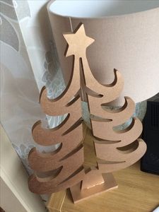 Decorative Wooden Christmas <b>Tree</b> for Holiday Home Décor, Handmade Natural Wood Christmas <b>Tree</b> <b>Ornament</b>, Rustic Tabletop - Product Image 6
