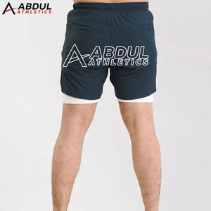 Shorts de sport durables pour hommes, conçus pour les séances d'entraînement intenses, les séances de gym et la course en plein air, avec un matériau flexible et résistant. - Product Image 3