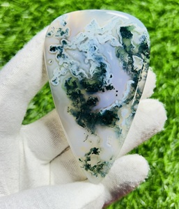 100% Natural <b>Moss</b> <b>Agate</b> Loose Gemstones Trimurti Gems Custom Size Cabochon Assorted Jewelry Wholesaler Mix Shape 25-80mm - Product Image 5