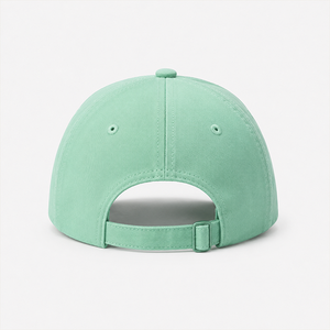 Gorra de Béisbol al por Mayor, Personalizada con Bordado 3D, 6 Paneles, Verde Menta, Sarga de Algodón, Visera Curva, Unisex, Ajustable, Estilo Dad Hat - Product Image 5