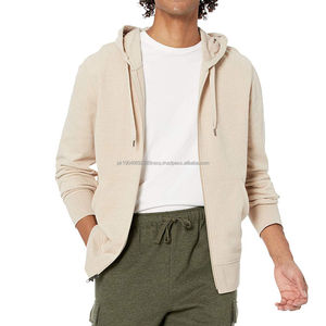 Sudadera con Capucha y Cremallera de Felpa de Alta Calidad con Logotipo Personalizado, Crea tus Básicos, Sudadera con Capucha y Cremallera de Algodón y Felpa con Logotipo para Hombre - Product Image 4