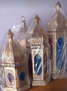 Decorative Metal <b>Camping</b> Candle Holder Moroccan Lantern Wholesale - Product Image 6