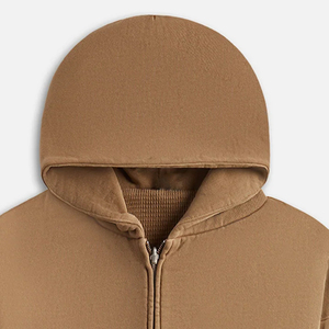 <b>Hoodie</b> For Men With Side <b>Pockets</b> And <b>Zip</b> Up Closure For Winter And Customizable Logo Designing For Wholesale Rate For Bulk Order - Product Image 2