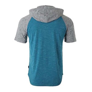 เสื้อฮู้ดดี้ผู้ชายแขนสั้นปักลายผ้าฟลีซทรงลำลอง ใส่สบาย ผลิตจากผ้าโพลีเอสเตอร์/คอตตอนผสม ลายเรียบ สีพื้น สำหรับฤดูใบไม้ร่วง ลดราคาพิเศษ - Product Image 3