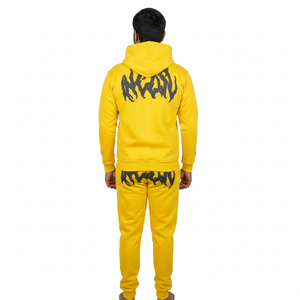 ชุดวอร์มเทคฟลีซ 2 ชิ้น สำหรับผู้ชาย แบบสั่งทำพิเศษ สำหรับฤดูใบไม้ร่วงและฤดูหนาว ชุดวอร์มผู้ชายแบบใหม่ แห้งเร็ว ระบายอากาศได้ดี - Product Image 2